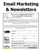 Email Marketing & Print Newsletters